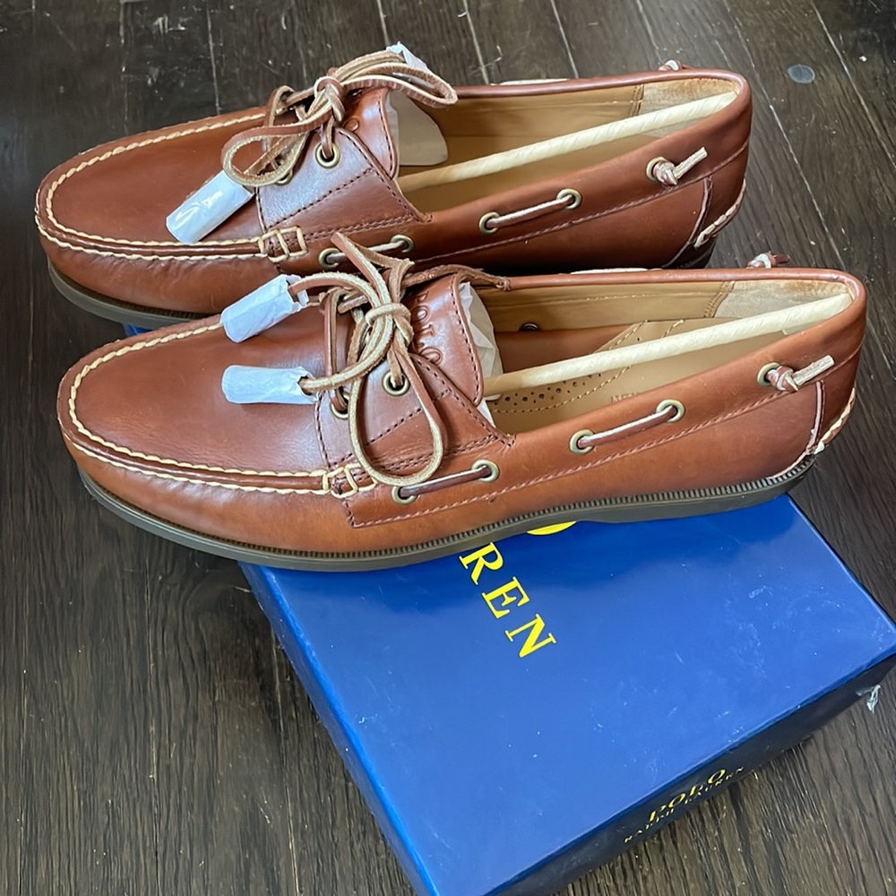 New polo boat shoes
